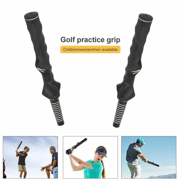 2 Stk Golf Swing Grip Øvelseshjælpemidler VENSTREHÅNDEDE Left-handed