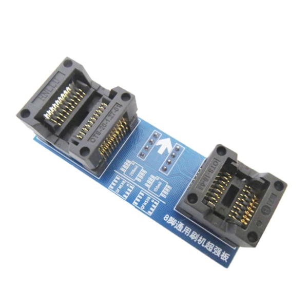 Programmerare universal /adapter för Qfn8 både 6x5 mm och 6x8 mm för Sop8 bred 8 fot Sop8 smal Blue Black