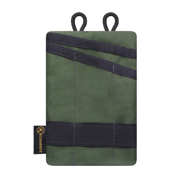 Tactical EDC Pouch Mini Plånbokskort Nyckelbälte Midjepaket Portabl Svart Green Green