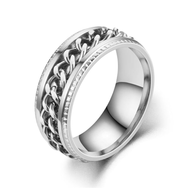 anti-ångest spinner fidget roterande ring ringar Size6/16.4mm Size6/16.4mm