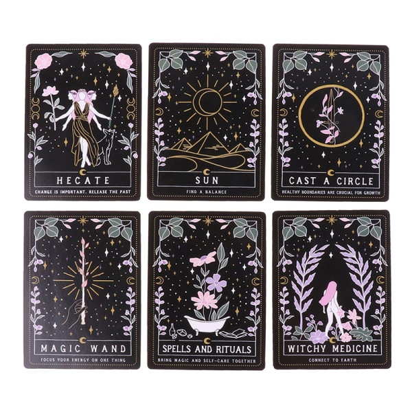 1 låda Tarotkort Engelska Tarot Oracle Cards Deck Card Game