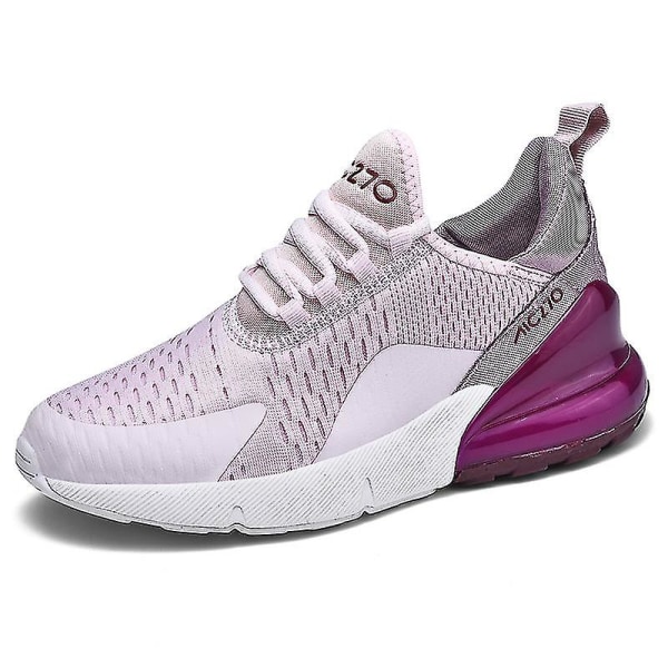Mens Air Sports Running Shoes Breathable Sneakers Universal All Year Women Shoes Max 270 Purple 37 Purple 37