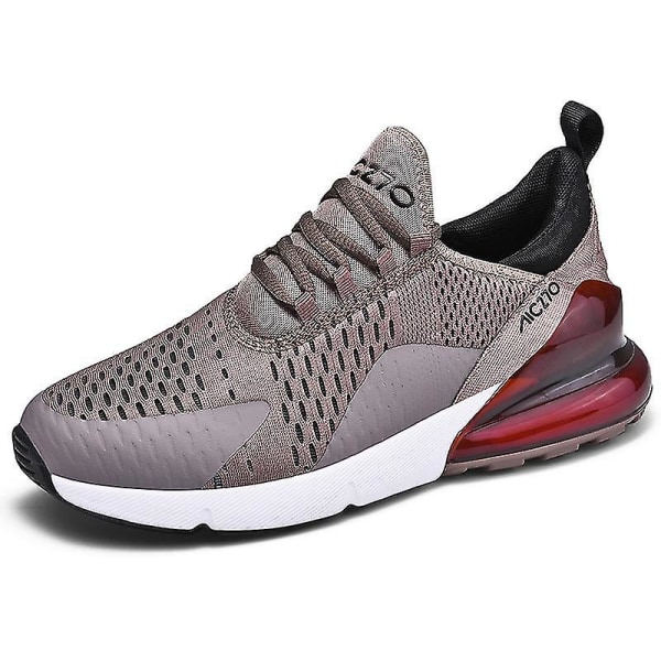 Mens Air Sports Running Shoes Breathable Sneakers Universal All Year Women Shoes Max 270 Khaki 37