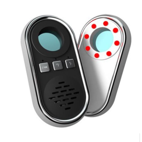 Dold kameradetektor Spionkamerasökare Personlig nödsäkerhetsljudlarm med miniled ficklampa