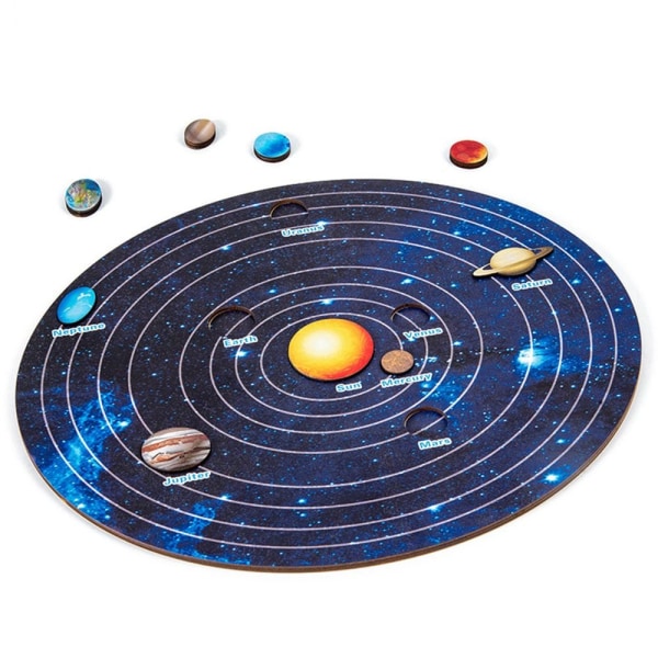 Solar System Jigsaw Planets Cognition 3 3 3