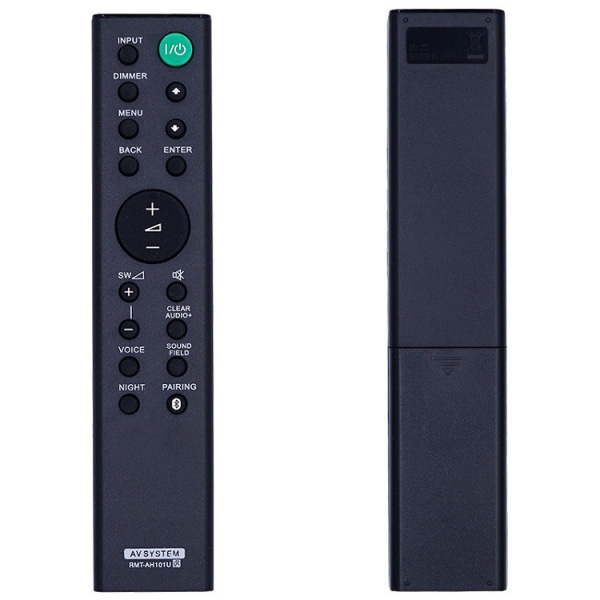 rmt-ah101u för Sony Rmtah101u Audio Sound Bar System Fjärrkontroll Ht-ct381