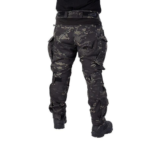 Herr Combat Cargo Byxor Med Knäskydd Airsoft Tactical Trousers Multicam Cp Gen3 Camouflage Army Work Byxa Tack!! Army green XL Army green XL