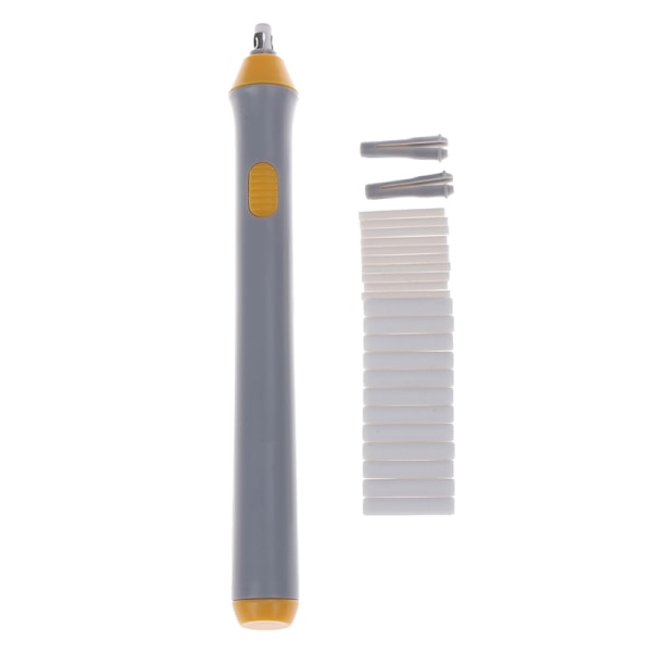 Elektriskt suddgummi Batteridrivet automatiskt suddgummisats med penna med Gray one size Gray one size