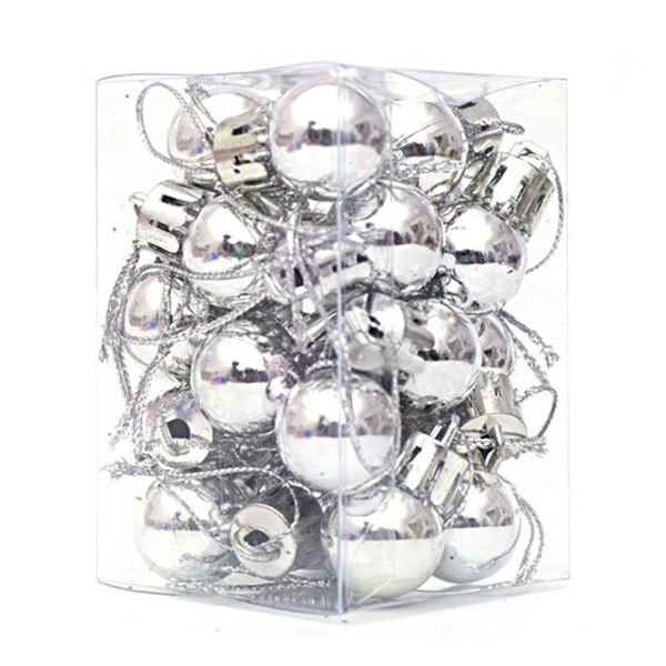 24st Julkulor Mini Julkulor Ornament silvery silvery