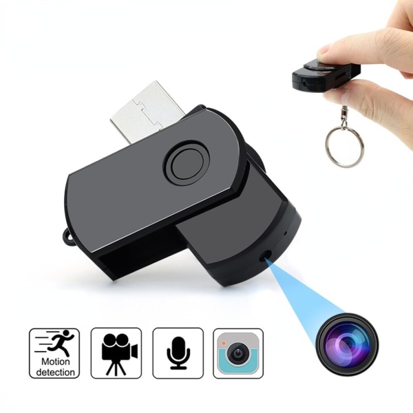 USB -minikamera Inbyggt batteri IR-klippt videoinspelning