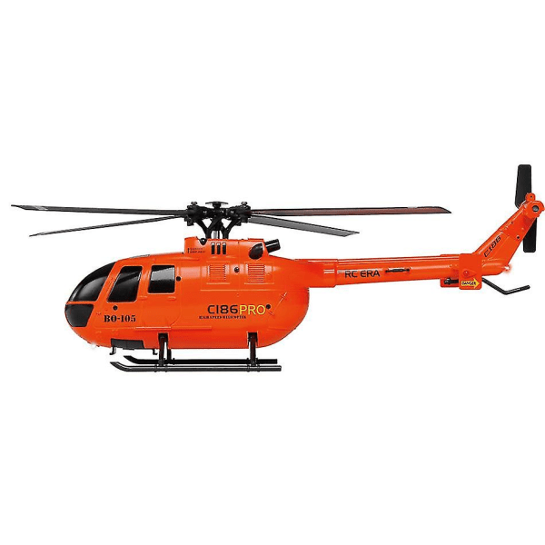 C186 Pro Rc Helikopter för vuxna 2,4g 4-kanals Bo105 skala