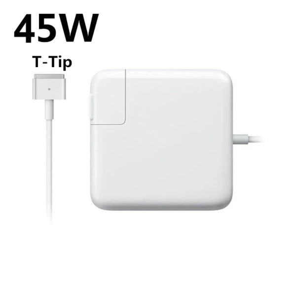 45W EU Plug MagSafe 2 T-TIP Laddare Power för MacBook Air Laddare