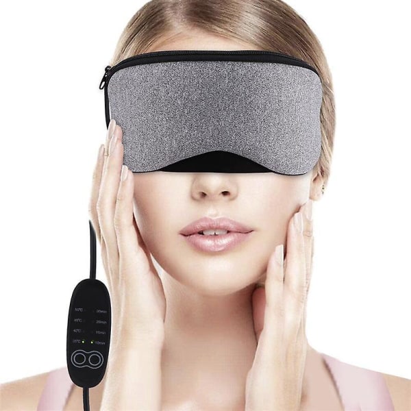 1st USB Elektrisk Ånga Varm sovande Skyddsögonmask För Man Kvinna|Hembruk Skönhetsanordningar