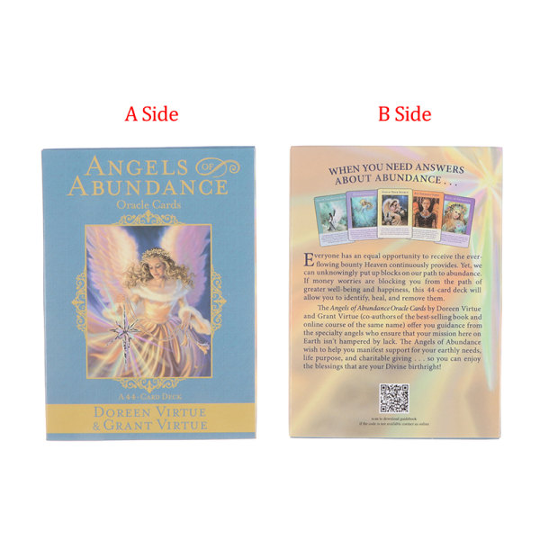 Angels of Abundance Oracle Cards Tarot Card Party Prophecy Divi en one size