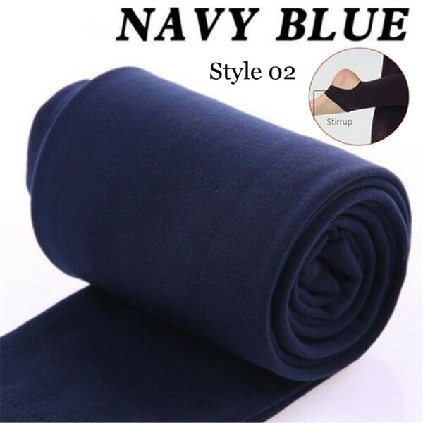 Ohut leggingsit Paksut sukkahousut NAVY BLUE STYLE 02 navy blue Style 02 navy blue Style 02