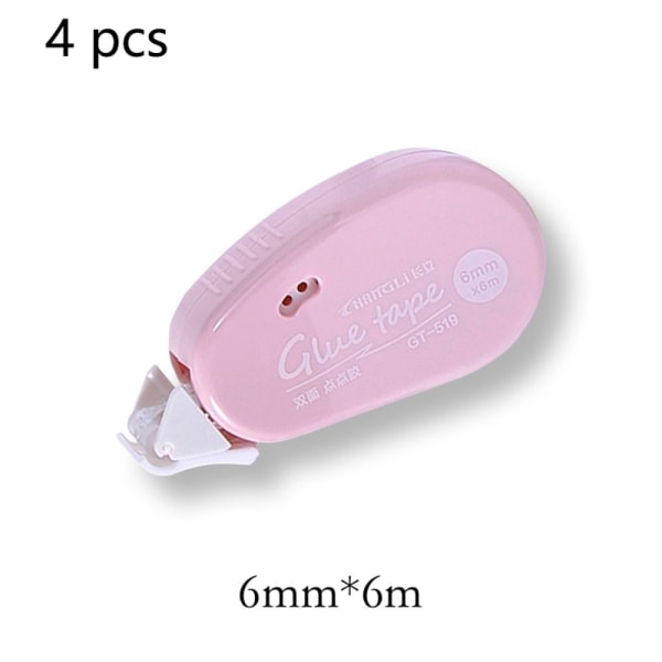 6m*6mm Correction Tape Correction Tool PINK pink