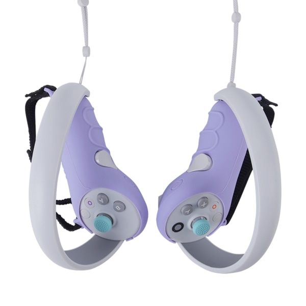 Flexibelt kontrollgrepp för Pico 4 VR Handtag Soft Silicone Shells Skin Purple Purple