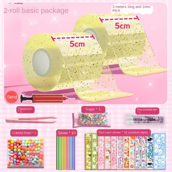 2ST Nano Tape Bubbles Kit Toy Kit GUL SET3 SET3 yellow SET3-SET3