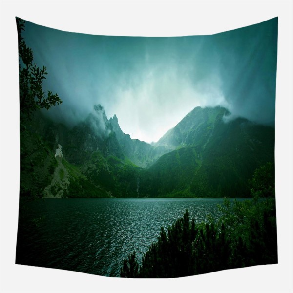 Digital utskrift cover tyg landskap gobeläng 3d utomhus strand handduk sjal CGT015-28 95*73cm