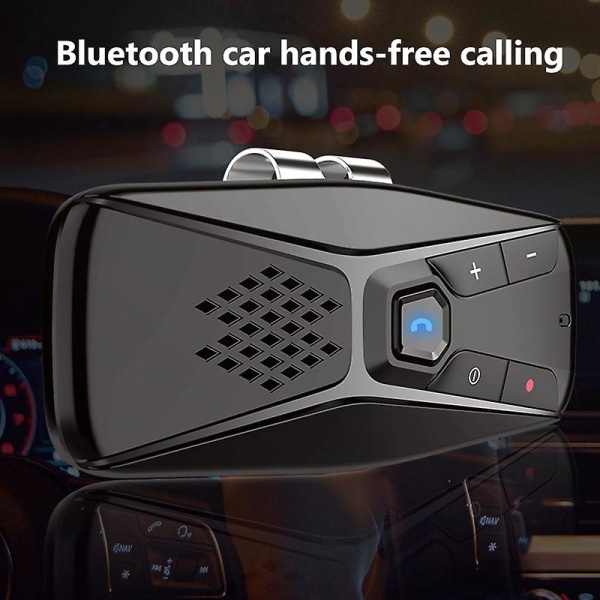 Bluetooth Car Kit Handsfree Högtalartelefon trådlös med mikrofon Bluetooth 5.0 Automatisk avstängning och automatisk anslutning