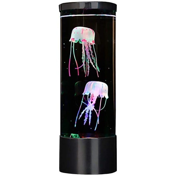 Manet lavalampa med färgskiftande akvarium LED-ljus