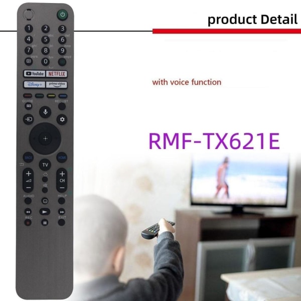 fjärrkontroll ersättning remote för Sony RMF-TX520U TX520P TX520 RMF-TX621E voice