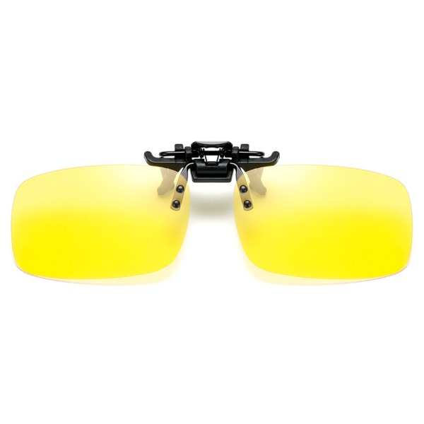 Polariserade solglasögon clip-on flip-up glasögon clip-on solglasögon yellow