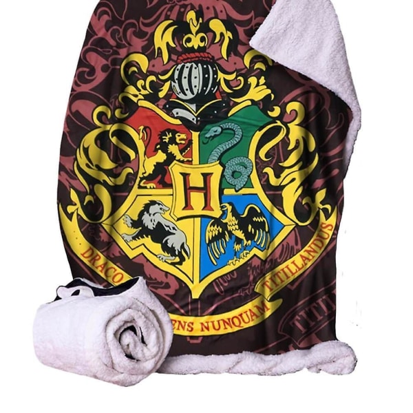 Harry Potter Hogwarts Crest Throw Multicolour