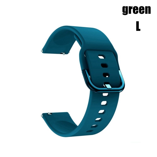 för Samsung Galaxy Watch Active 2 42mm silikon watch green L