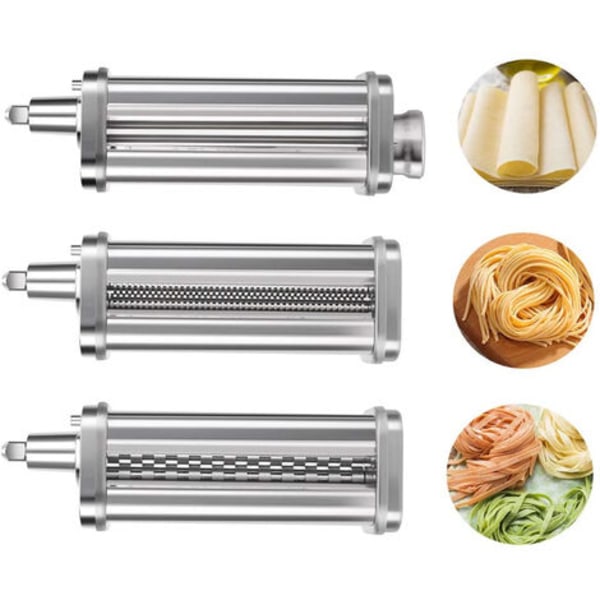 Pastamaskin Set Cutter Rollers för KitchenAid matberedare