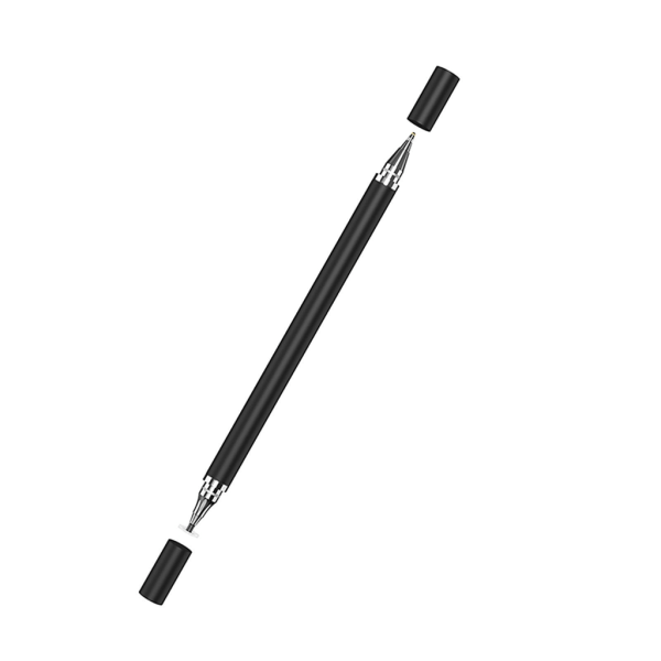Stylus Penna för pekskärmar Kapacitiv penna med hög känslighet 2 i 1 pekpenna Black Black