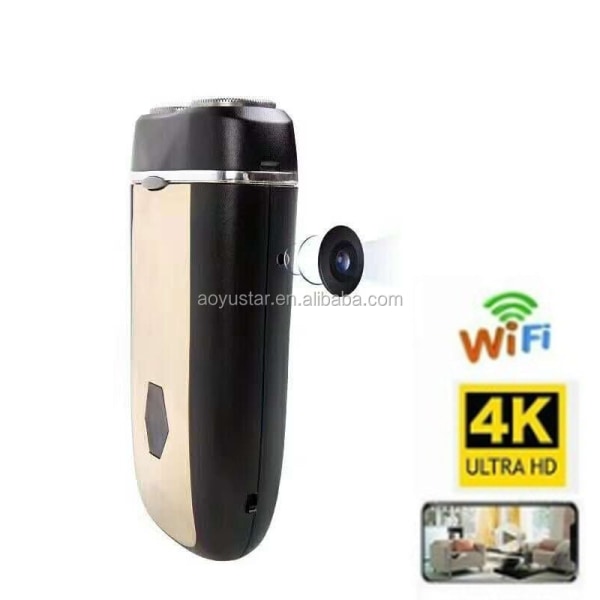 True Electric Shaver HD Mini Audio Wifi spionkamera