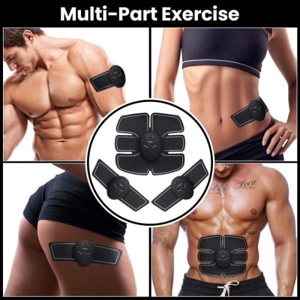 14st muskeltränare, muskelstimulator, EMS magbälte, mage/armar/ben/höft
