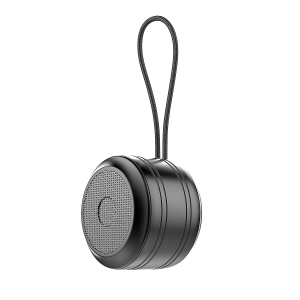 Utomhus Bluetooth -högtalare Portable Mini Travel Speaker 5.0 Bluetooth Audio Lämplig för sport, stränder, vandring, camping black