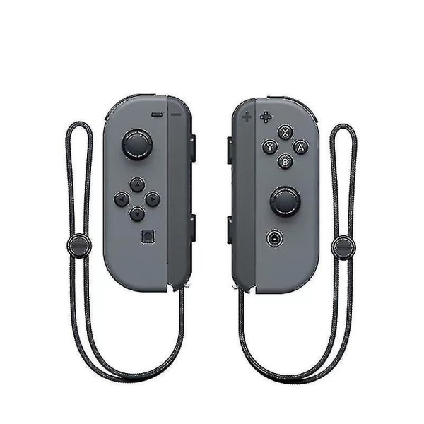 För Nintendo Switch-kontroller Joy-con L/r Gamepad med rem Joysticks Byt ut Joycon jet black