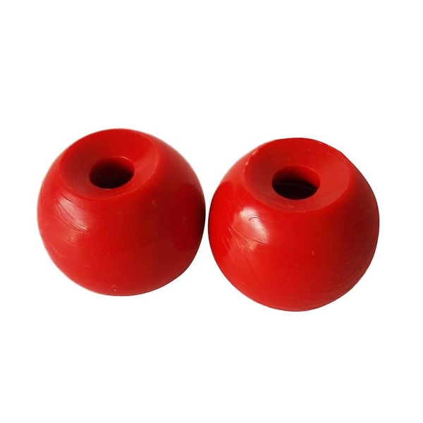2 delar Röd Plast Kajak Svans Roder Control System Balls Kit Tillbehör Red