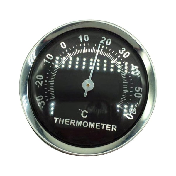 Pointer Typ Hygrothermograph Termo-hygrometer SVART black