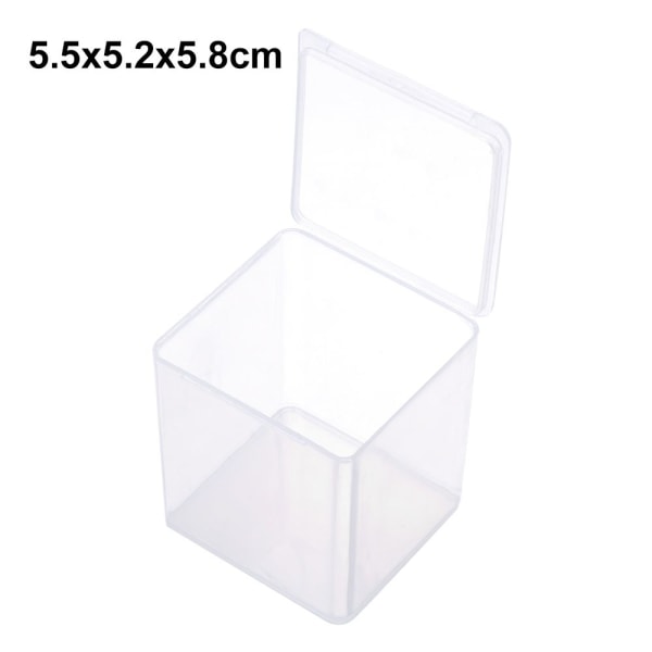 Små förvaringsboxpärlor Behållare 5.5X5.2X5.8CM 5.5x5.2x5.8cm