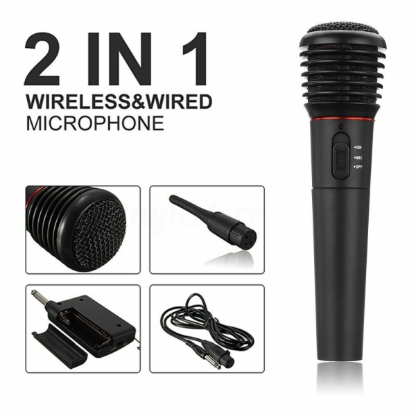 Handhållen mikrofon Karaoke mikrofon ljudutrustning