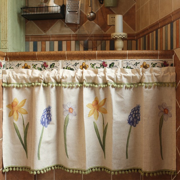 gardiner bomull och linne, för små fönster 135cm 4af4 | Fyndiq