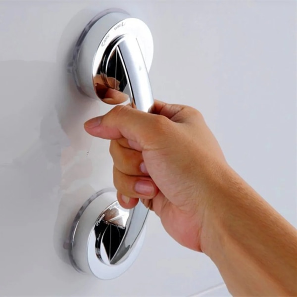 Gratis montering stark sugkopp glashandtag mobilt dörrhandtag barn badrum  toalett ledstång, silver Betterlifefg 0b28 | Fyndiq
