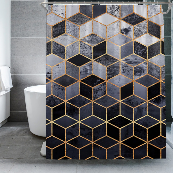 Modernt badrum vattentät duschdraperi Färger Tillgängliga storlekar 0c4d |  Fyndiq