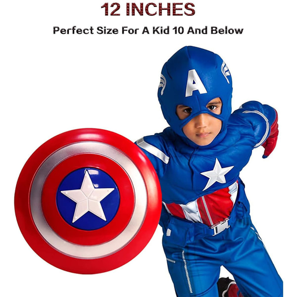 Captain America Shield Barndräkt Superhjälte Klä UppCaptain America Shield