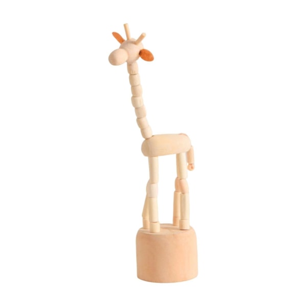 Utsökt dockprydnad nordisk stil Roliga sniglar/hund/giraff Marionettleksaker för hemmaspel