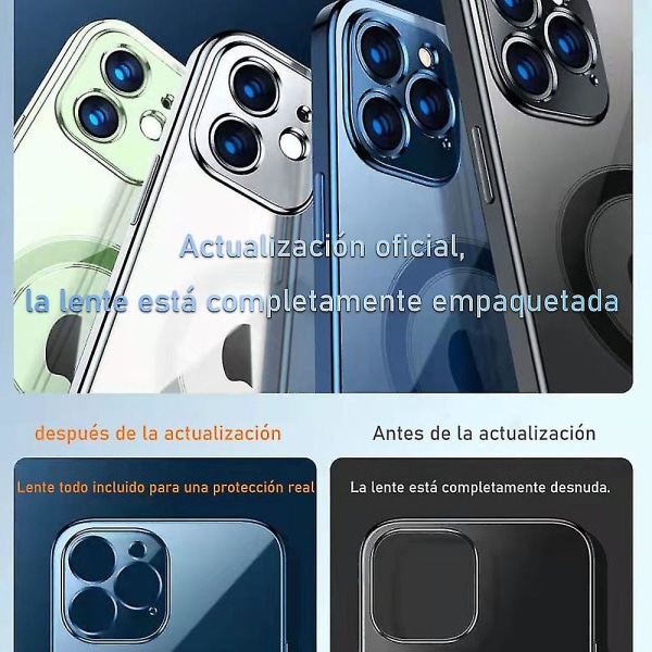 For Iphone 13 Mini Magsafe Magnetisk trådløs ladeveske Beskyttelsesveske