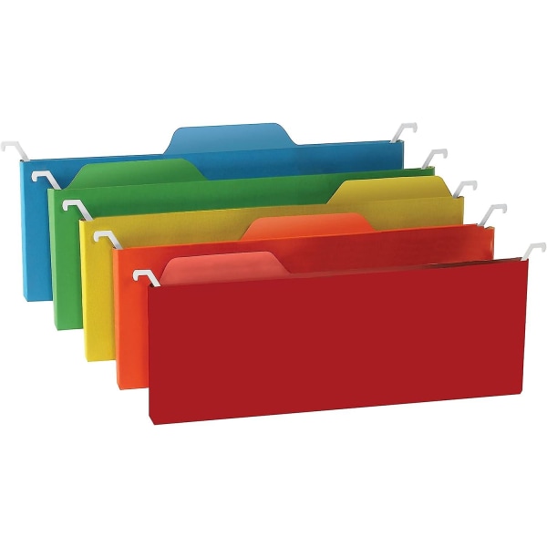 Hanging File Folders For Filing Cabinet Storage - Pack Of 6, Mini-sized File Folder Set For Documents And Valuables - Filing Products For Organization