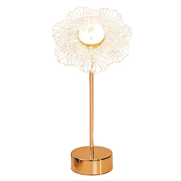 Blomsterbordlampe Usb Oppladbar Nordic Ambiance Nattlys Luksus Stue Skrivebord Dekor Soveromsarmatur