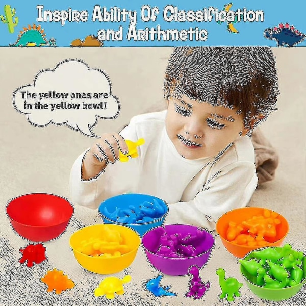 Sjødyr Telle Barns Farge Klassifisering Leker Sensorisk treningsspill