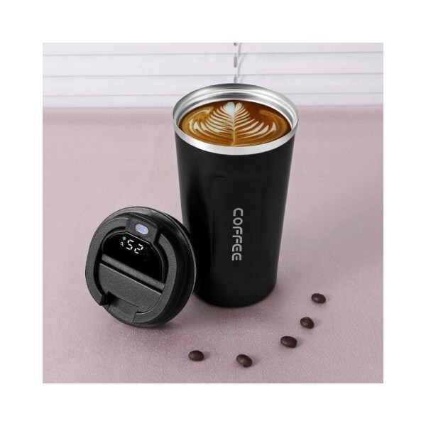 510ml Smart termos kaffe LED temperaturdisplay termoskopp isolerad mugg Taza Termite Galafalcopo slumpmässig färg