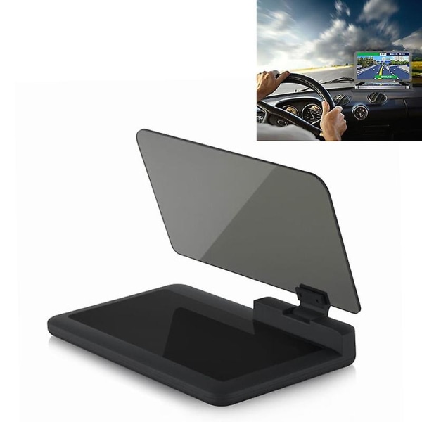 H6 Multi-funktion bil Smartphone Navigation Head Up Display Hållare för 6 tums smartphone